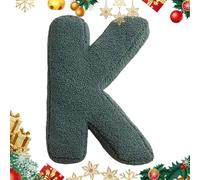 Letter Cushion - Soft Cotton Alphabet Cushion | Individual Initials Decorative Nursery Decor 300g | The Personalised Plush Learning Pillow Supports Young Children With Literacy