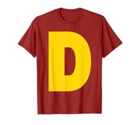 Letter D Chipmunk Group Matching Halloween Costume Cosplay T-Shirt