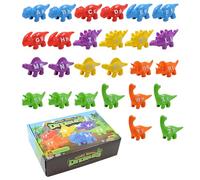 Letter Dinosaur Matching Game - Alphabet Match for Learning | Fun Educational Dinosaurs with Alphabet Recognition, Motor Skill Development, Home Use, Ages 3 to 6, Kids Toy, 26.5×17.5×7.5 cm