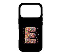 Letter E Candy Rainbow Sprinkles Monogram Men, Women, Kids Case for iPhone 17 Pro