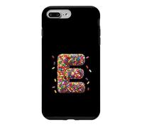 Letter E Candy Rainbow Sprinkles Monogram Men, Women, Kids Case for iPhone 7 Plus/8 Plus