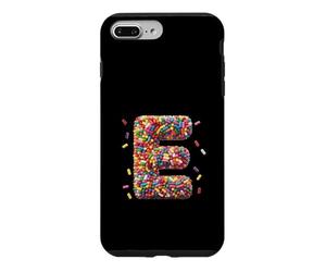 Letter E Candy Rainbow Sprinkles Monogram Men, Women, Kids Case for iPhone 7 Plus/8 Plus
