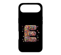 Letter E Candy Rainbow Sprinkles Monogram Men, Women, Kids Case for iPhone Air