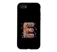 Letter E Candy Rainbow Sprinkles Monogram Men, Women, Kids Case for iPhone SE (2020) / 7/8