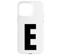 Letter E Capital Bold Alphabet Matching Monogram Case for iPhone 15 Pro Max