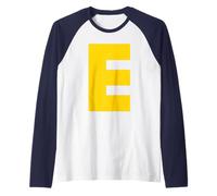 Letter E Chipmunk Group Matching Halloween Costume Cosplay Raglan Baseball Tee