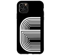 Letter E Retro Capital Alphabet Case for iPhone 11 Pro Max