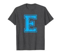 Letter E Uppercase Alphabet Initial School College Varsity T-Shirt