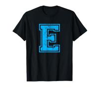 Letter E Uppercase Alphabet Initial School College Varsity T-Shirt