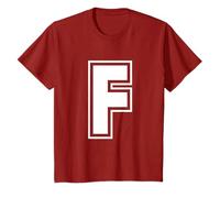 Letter F Alphabet Monogram Spelling T-Shirt