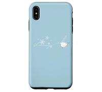 Letter Feather Pen from Shimaenaga Japan Wild Bird of Hokkaido Cute White Birds Snowflake Case for iPhone XS Max