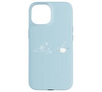 Letter Feather Pen from Shimaenaga Japan Wild Bird of Hokkaido Cute White Birds Snowflake Case for iPhone 15