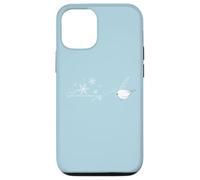 Letter Feather Pen from Shimaenaga Japan Wild Bird of Hokkaido Cute White Birds Snowflake Case for iPhone 12/12 Pro