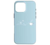 Letter Feather Pen from Shimaenaga Japan Wild Bird of Hokkaido Cute White Birds Snowflake Case for iPhone 16 Pro Max