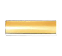 Letter Flap 275x88mm in Polish Stainless Steel by Euroart