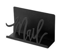 Letter for Home - File Rack Postcard Storage, Vertical Mail | Desk Post with Cut-Outs, Keep the Desk Tidy, Metal Letter Holder Display