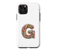 Letter G Candy Rainbow Sprinkles Monogram Men, Women, Kids Case for iPhone 11 Pro