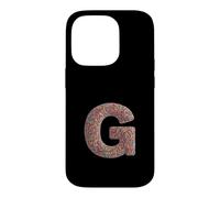 Letter G Candy Rainbow Sprinkles Monogram Men, Women, Kids Case for iPhone 14 Pro