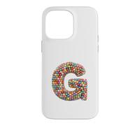 Letter G Candy Rainbow Sprinkles Monogram Men, Women, Kids Case for iPhone 14 Pro Max