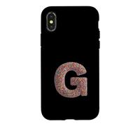 Letter G Candy Rainbow Sprinkles Monogram Men, Women, Kids Case for iPhone X/XS