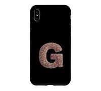 Letter G Candy Rainbow Sprinkles Monogram Men, Women, Kids Case for iPhone XS Max