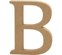 Letter, H: 8 cm, MDF, B, 1pc