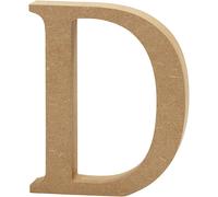 Letter, H: 8 cm, MDF, D, 1pc