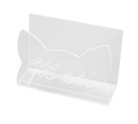 Letter Holder Cats Acrylics Mail Sorter Letter Rack Envelope Organiser for Desk Mail Envelope Organization 165x115x75mm Anti Slip Acrylic File Organizer