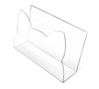 Letter Holder Clear Acrylics Mail Sorter Letter Rack Envelope Organiser for Desk Envelope Organization 15x5.5x10cm Organizer