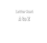 Letter Hunt