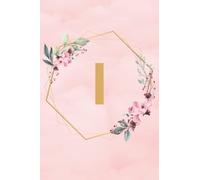 Letter I Notebook: Initial I Monogram lined journal, 120 pages, Personalized Lined Glossy Notebook