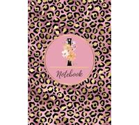 Letter I Notebook: Leopard Pink Pattern Initial Monogram Letter I Journal, Lined Notebook Personalized for Girls and Women, 122 Pages of 6" x 9"