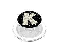 Letter K Celestial Alphabet Initial Monogram Design PopSockets PopGrip for MagSafe