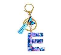 Letter Keychain Full Alphabet Love Sequins Tassel Novelty Keychains