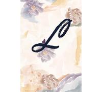 Letter L Abstract Artistic Design Paperback Notebook with Subtle Dotted Grid: 100 Sheets 200 Pages Best for Gifts