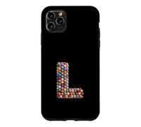 Letter L Candy Rainbow Sprinkles Monogram Men, Women, Kids Case for iPhone 11 Pro Max