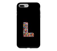 Letter L Candy Rainbow Sprinkles Monogram Men, Women, Kids Case for iPhone 7 Plus/8 Plus