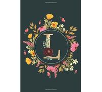 Letter L Notebook: Initial Monogram Letter L Journal - Pretty Personalized Lined Notebook For Kids, Girls, Women. ruled notebook Size 6 x 9 inches - 120 Pages