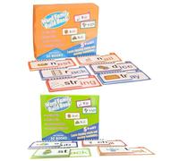 Letter Learning Cards - Rhyming Reading Educational Toy, Preschool Literacy Deck, Early Reading Practice, Study Activity Set | Letter Rhyming Flash Cards For Home Kindergarten Travel Parent-Child Home