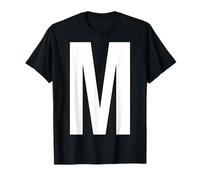 LETTER M ALPHABET MONOGRAM INITIAL T-Shirt