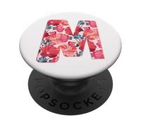 Letter M Sign Alphabet Last Name Consonants Gift PopSockets Adhesive PopGrip