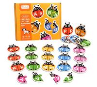 Letter Matching Game,Alphabet Correspondence Game,Alphabet Matching Game Puzzle Sight Words Matching Card - Learning Flash Cards from J