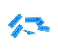 Letter Molds for Cake Decorating, Happy Birthday Fondant Stamp, Cookie Stamps, Alphabet Stamps Cake Decorating Set 6Pcs Words Cake, for Cookie Cake Decorating