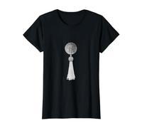 Letter N Alphabet Monogram Initial Retro Burlesque Pastie Value Graphic T-Shirt, Women, Black, XS