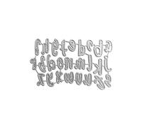 Letter Number Metal Cutting Dies Scrapbooking Stencil Die Cuts Card Embossing Photo Album Template Mold Decoration Metal Cutting Dies for Card Making