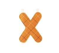 Letter of the decorative alphabet X - Lilliputiens