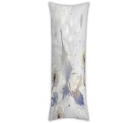 Letter of The Wind Pillow Cases Breathable Vertical Long Pillowcase Body Pillowcase with Hidden Zipper Closure Soft and Cozy Pillow Cover 20x54 Inches for Bedroom Couch