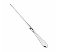 Letter Opener, Envelope Opener Knife Metal Letter Opening Knife for Office Home and Office Mail Supplies (Silver)