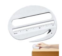 Letter Opener - Portable Letter and Envelope Opener, Magnifying Glass with Scale and Cutting , for Use at Home on the Go in the Dorm, in the Office, at Work, Study, in the