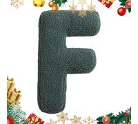 Letter Pillow - Cotton Initial Letter Pillow From A to Z Soft Decorative Throw Pillow | Living Room Sofa Couch Bedroom Kids Room Alphabet Learning Pillow Home Decor